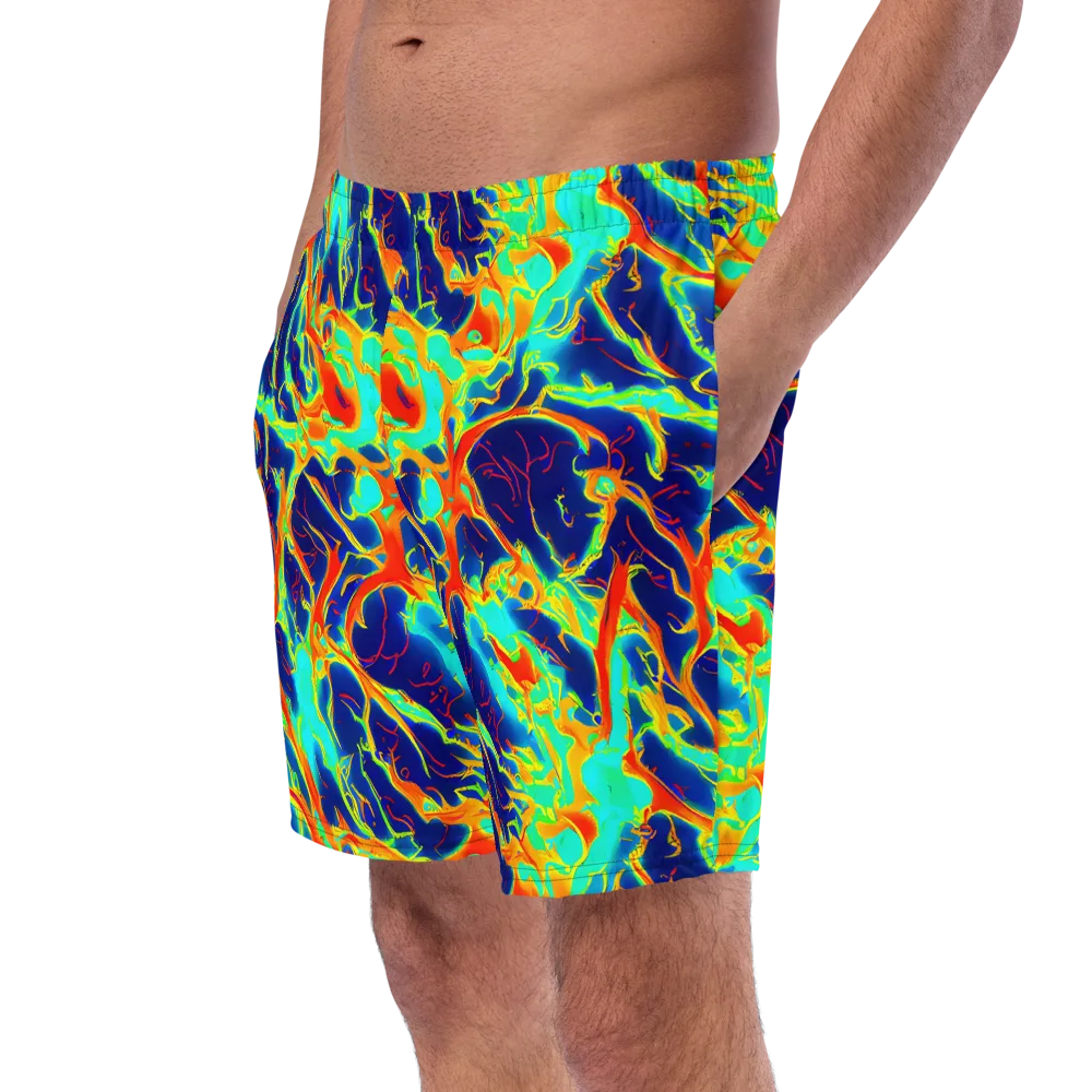 Prismatic Heat on Swim Trunks — Left Front