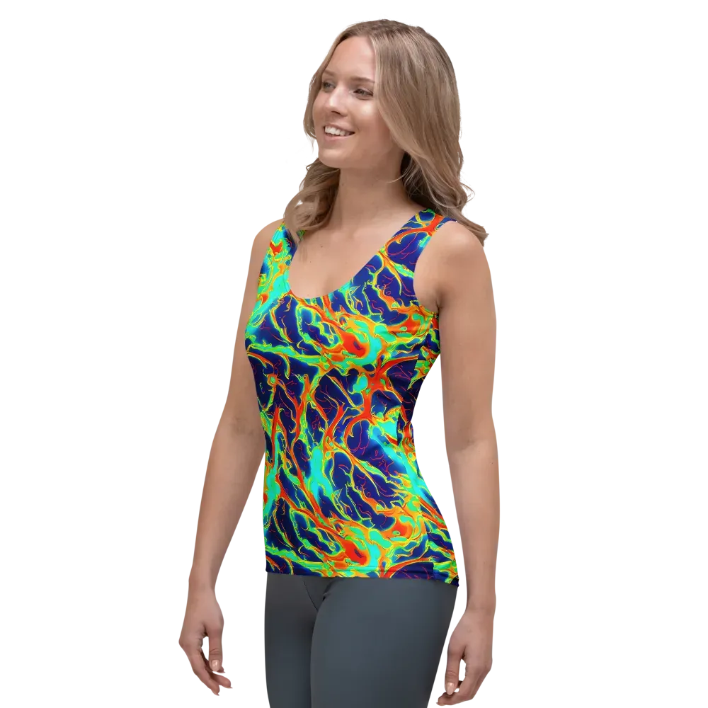 Prismatic Heat on Women's Tank Top — Left Front