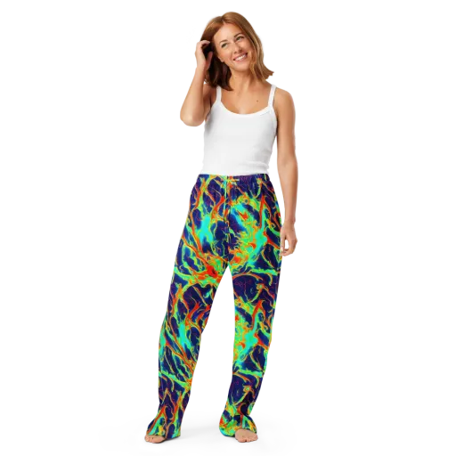 Prismatic Heat on a Women's Pajama Pants