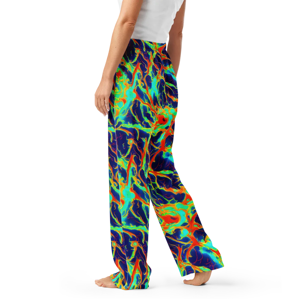 Prismatic Heat on Women's Pajama Pants — Left