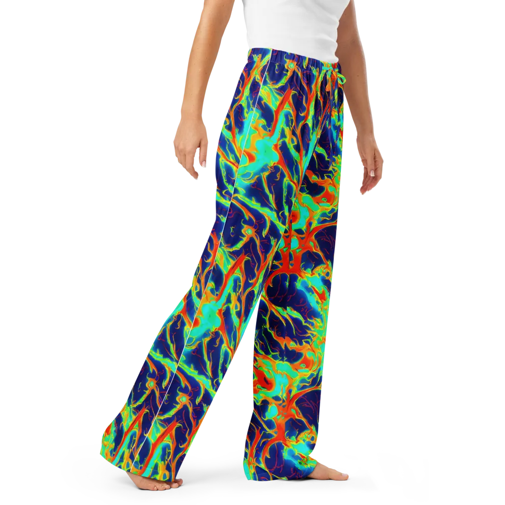 Prismatic Heat on Women's Pajama Pants — Right Front