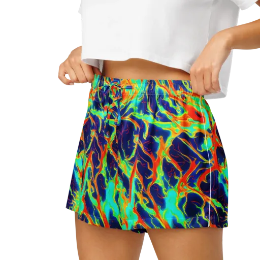 Prismatic Heat on a Women's Pajama Shorts