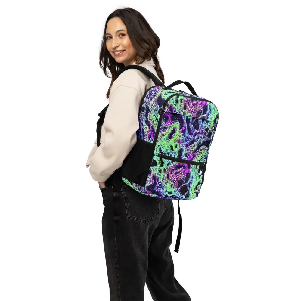 Celestial Molten on Utility Backpack — Back