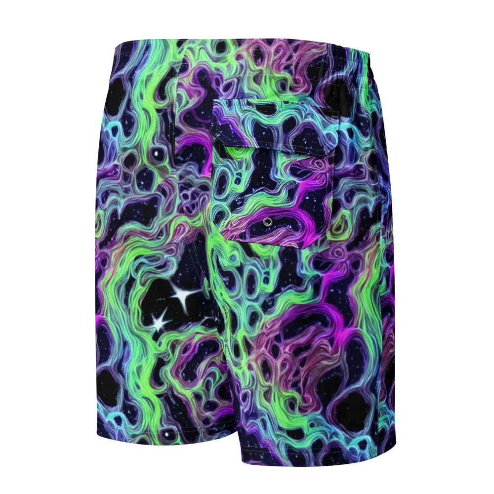 Celestial Molten on Men's Board Shorts — Back