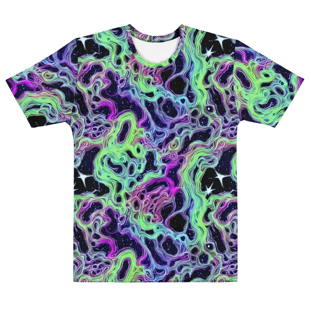 Celestial Molten on Men's Cotton Crew Neck T-Shirt — Front