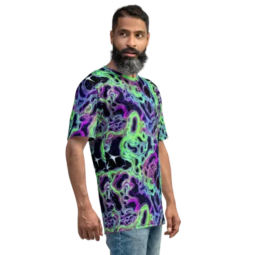 Celestial Molten on a Men's Crew Neck T-Shirt