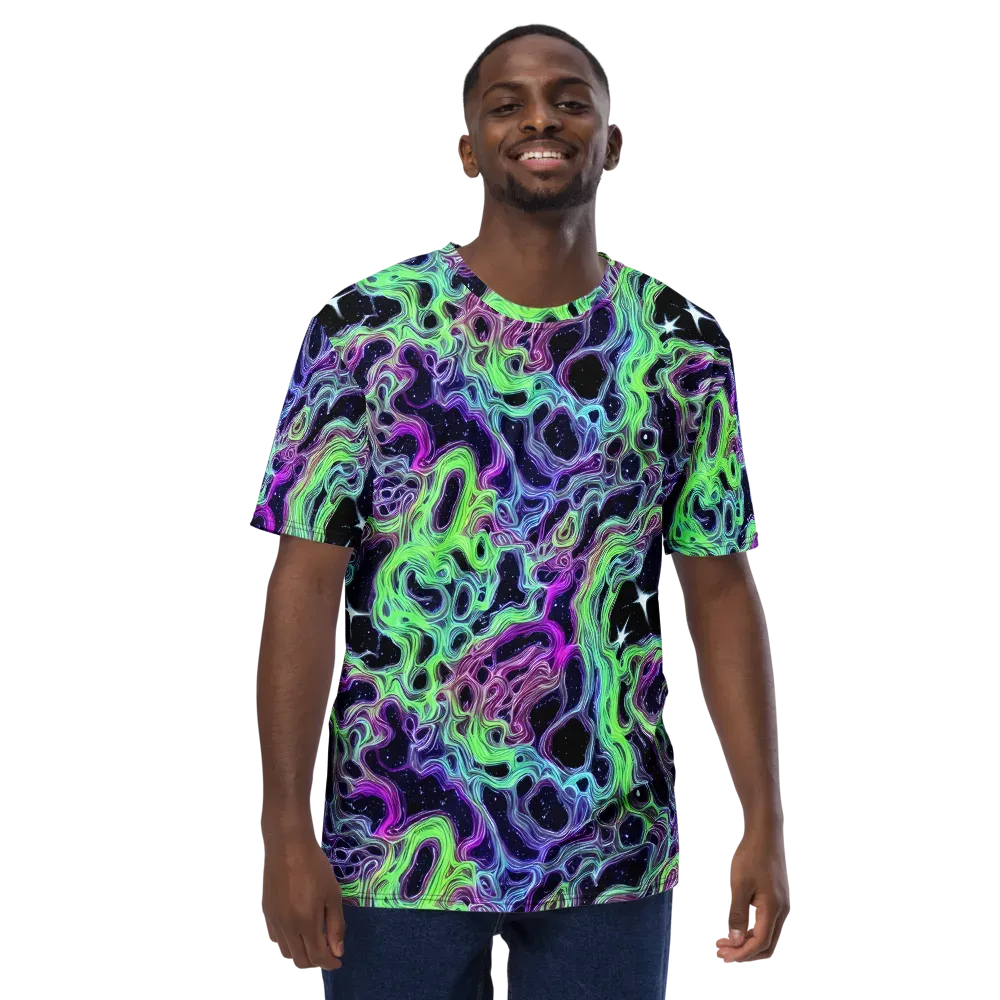 Celestial Molten on Men's Crew Neck T-Shirt — Front