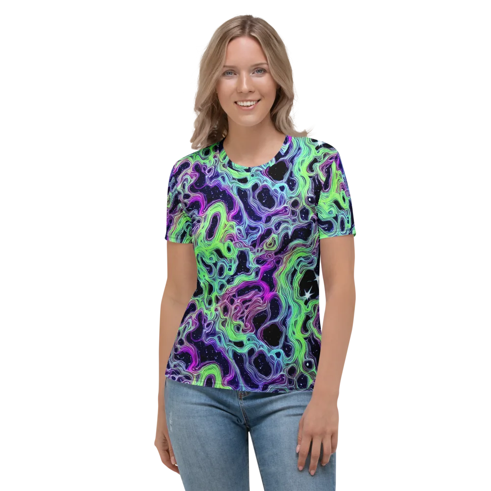 Celestial Molten on Women's Crew Neck T-Shirt — Front