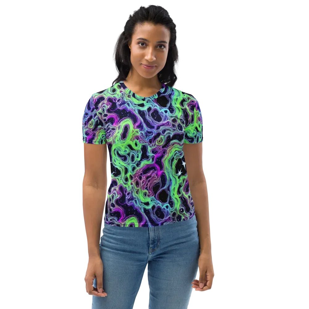 Celestial Molten on Women's Crew Neck T-Shirt — Front