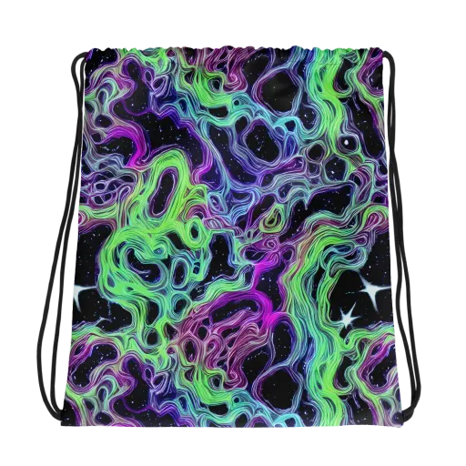 Celestial Molten on a Drawstring Bag