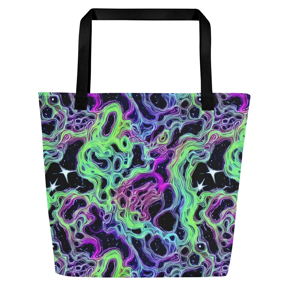 Celestial Molten on Large Tote Bag W/ Pocket — Front