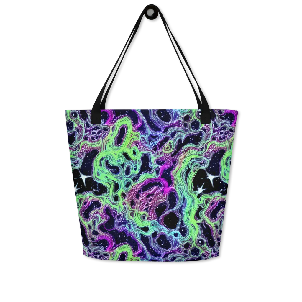 Celestial Molten on Large Tote Bag W/ Pocket — Front