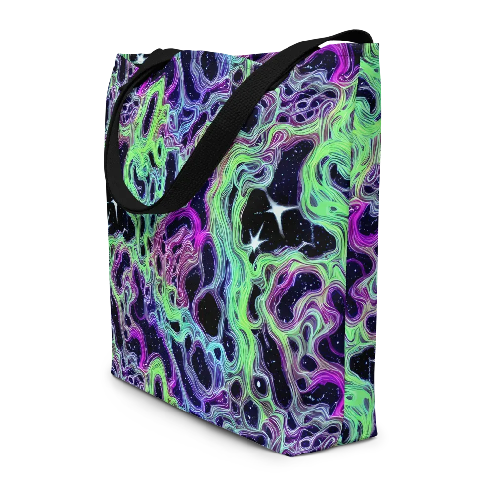 Celestial Molten on Large Tote Bag W/ Pocket — Front