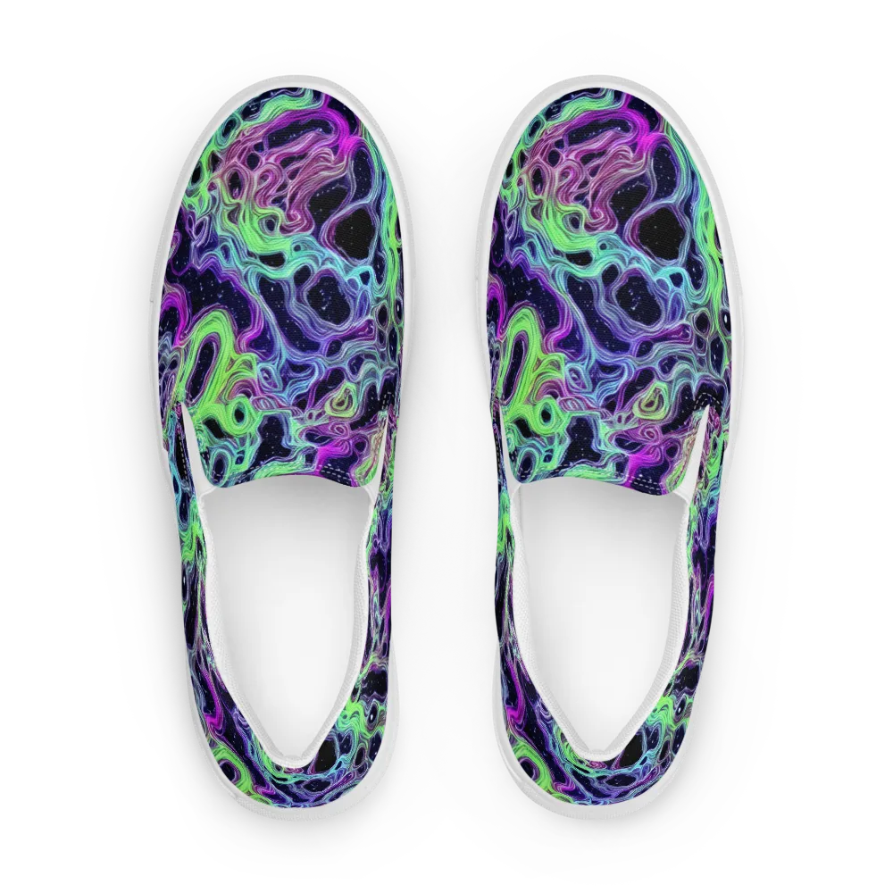 Celestial Molten on Women's Slip-On Canvas Shoes — Front