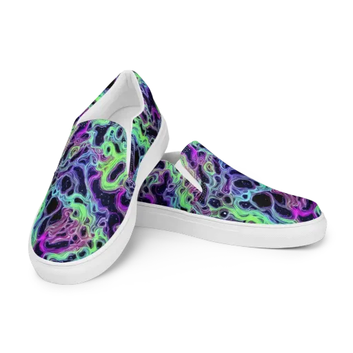 Celestial Molten on a Women's Slip-On Canvas Shoes