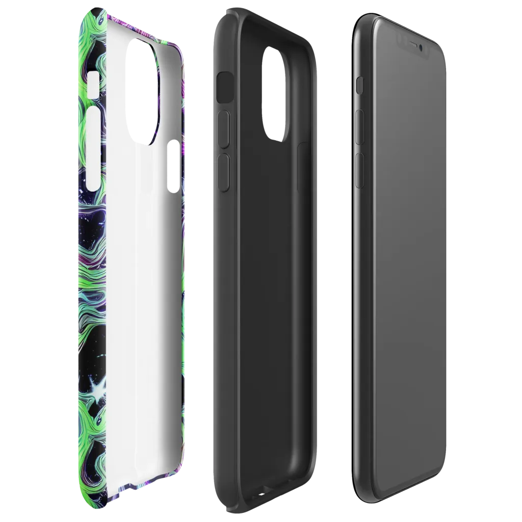 Celestial Molten on Tough Case for iPhone® — Right