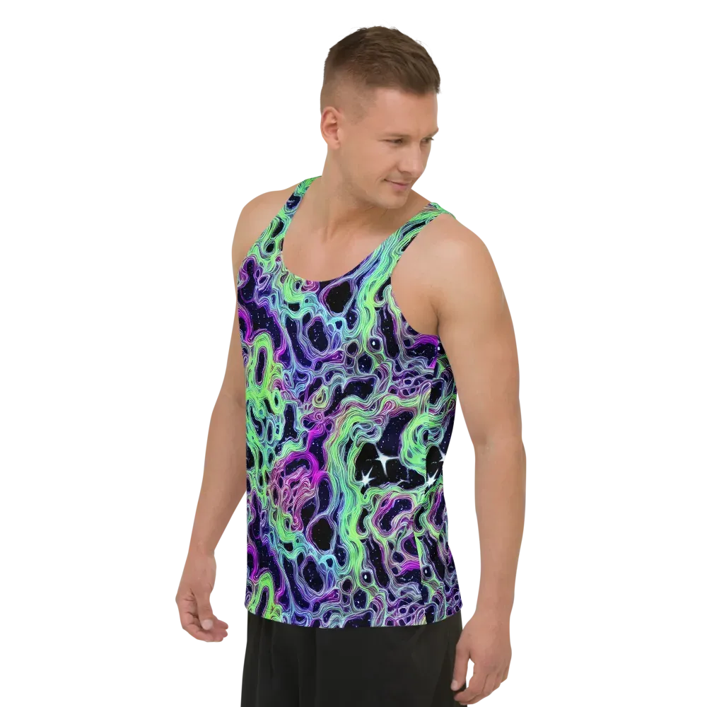 Celestial Molten on Men's Tank Top — Left Front