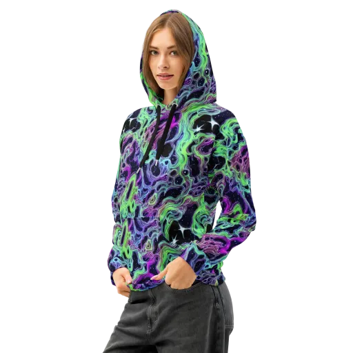 Celestial Molten on a Cotton Hoodie