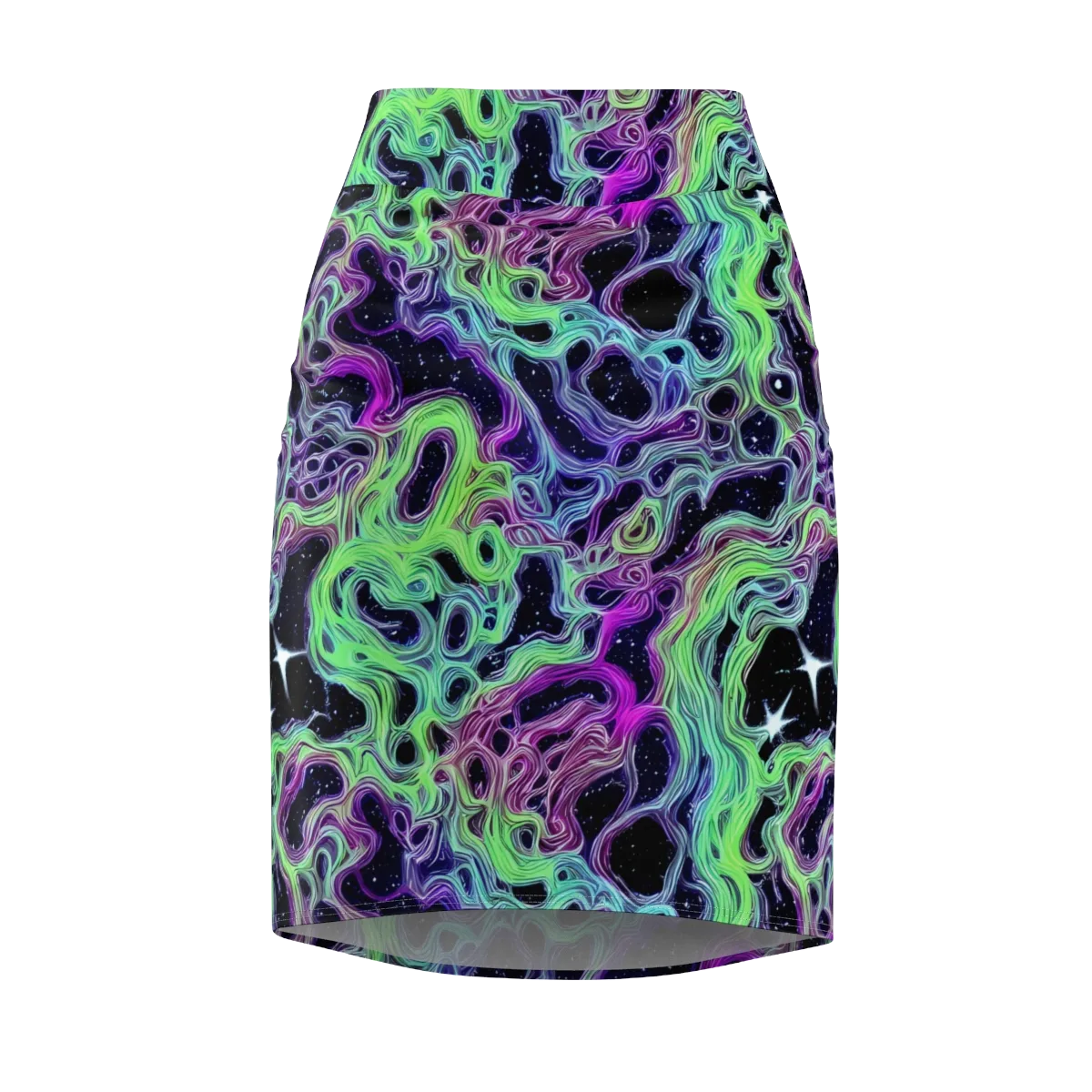 Celestial Molten on Pencil Skirt — Front