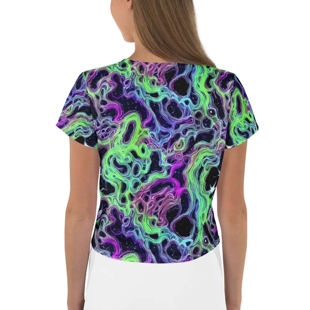 Celestial Molten on Crop Tee — Back