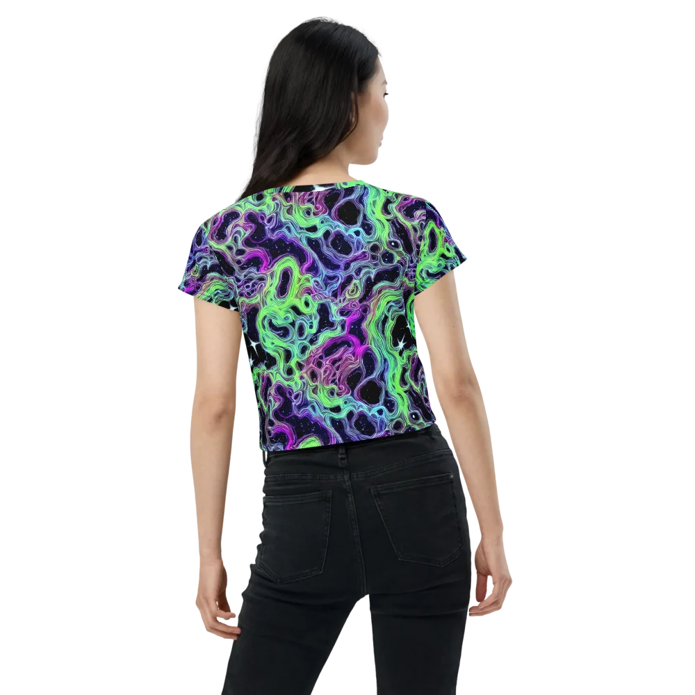 Celestial Molten on Crop Tee — Back