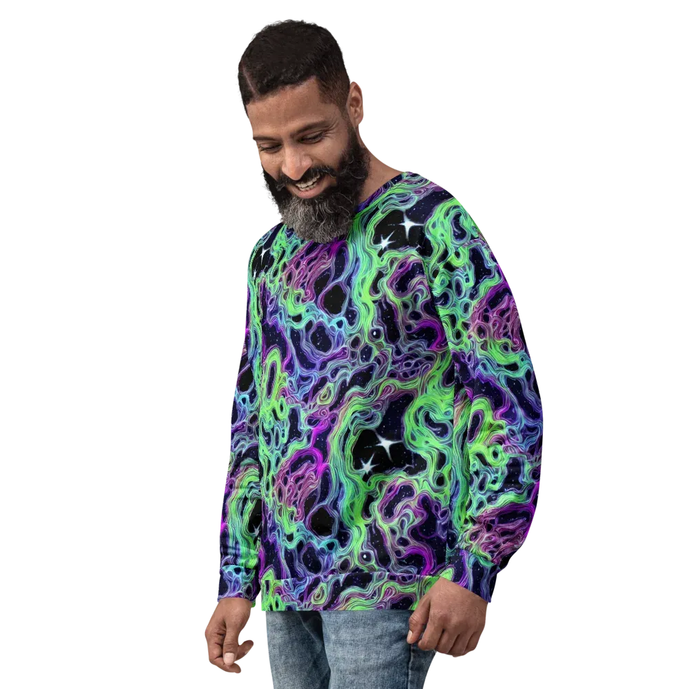 Celestial Molten on Sweatshirt — Left Front