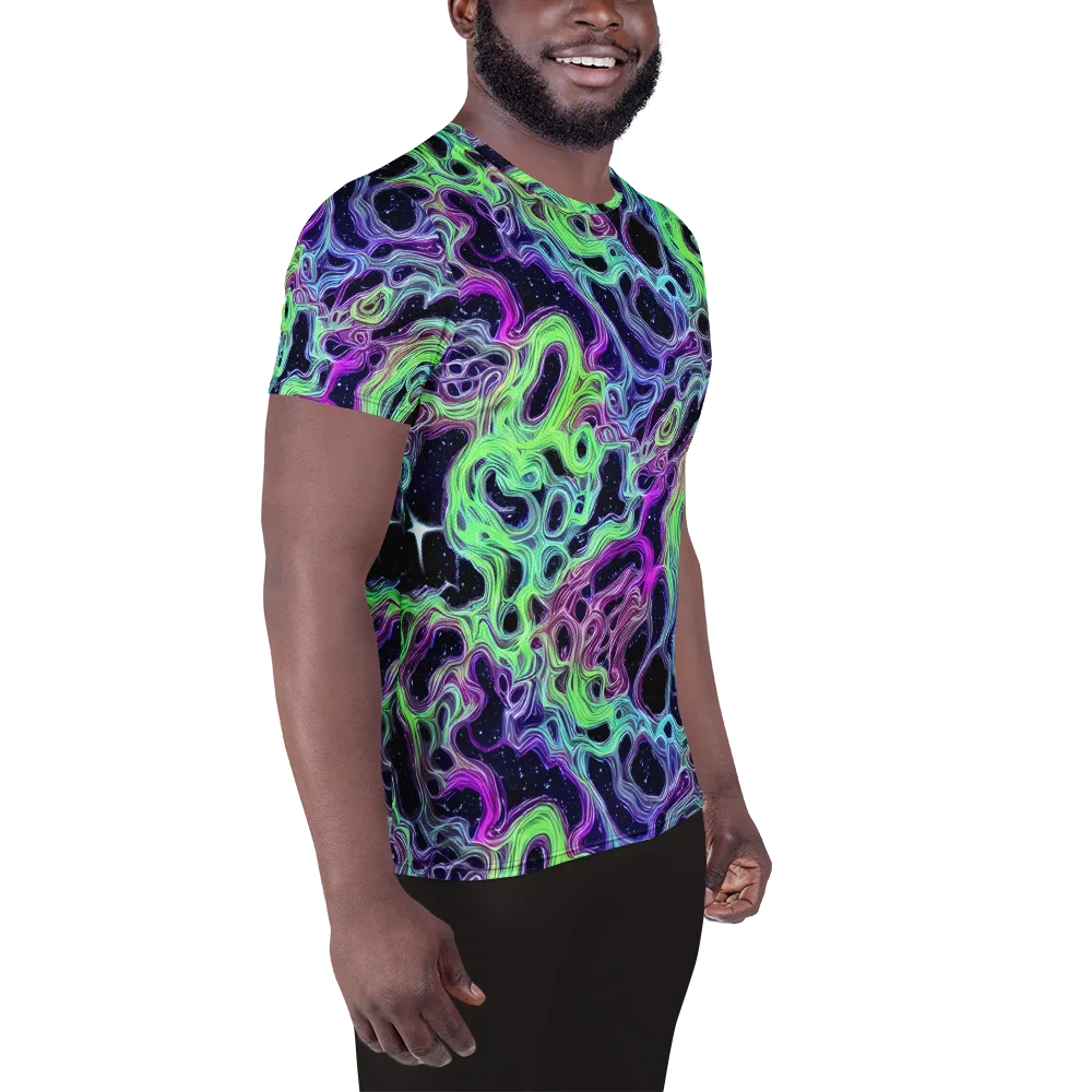Celestial Molten on Men's Athletic T-Shirt — Right