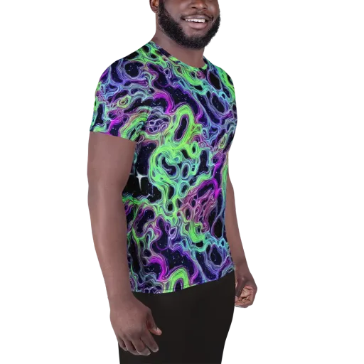 Celestial Molten on a Men's Athletic T-Shirt
