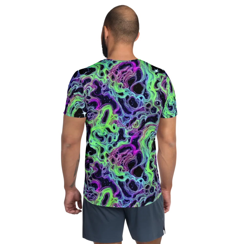 Celestial Molten on Men's Athletic T-Shirt — Back