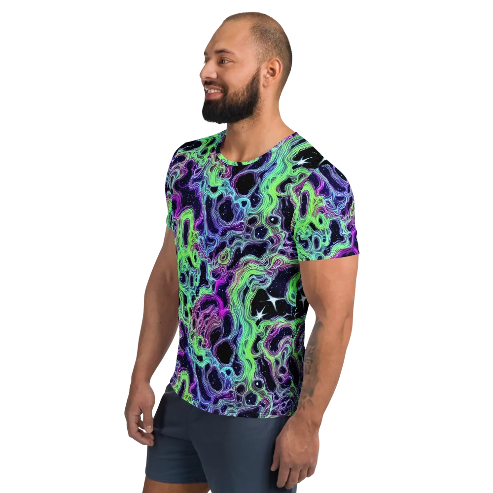 Celestial Molten on Men's Athletic T-Shirt — Left