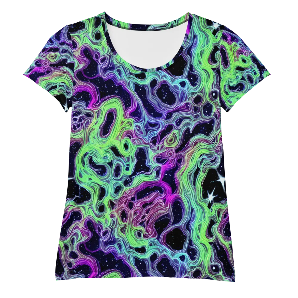 Celestial Molten on Women's Athletic T-Shirt — Front