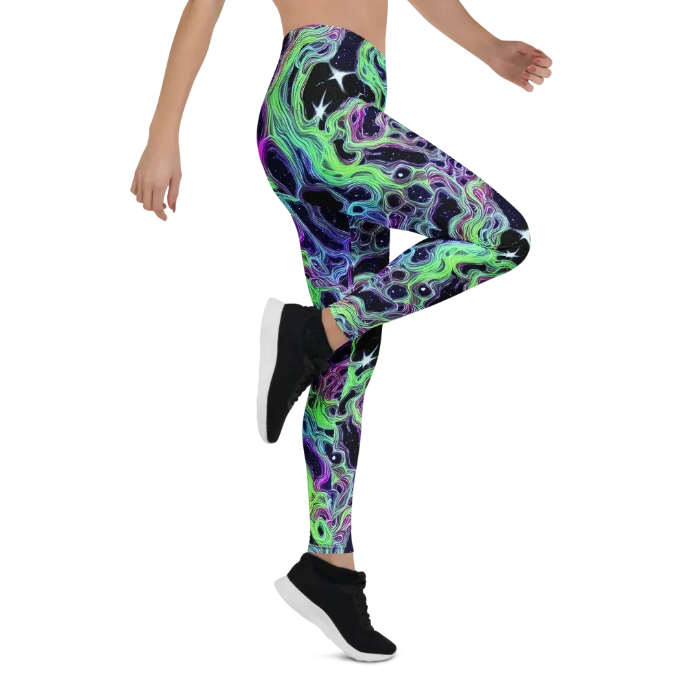 Celestial Molten on Leggings — Right