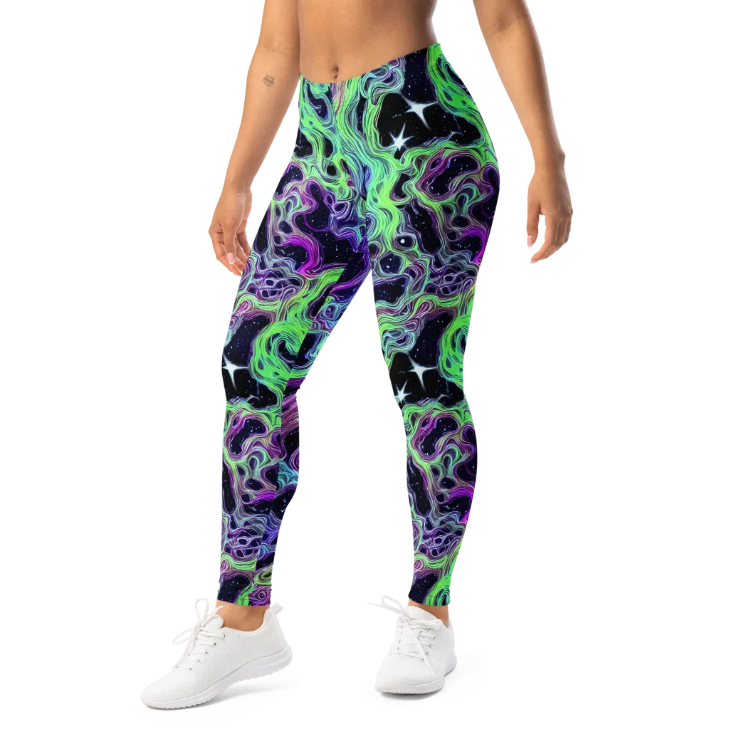 Celestial Molten on Leggings — Left Front