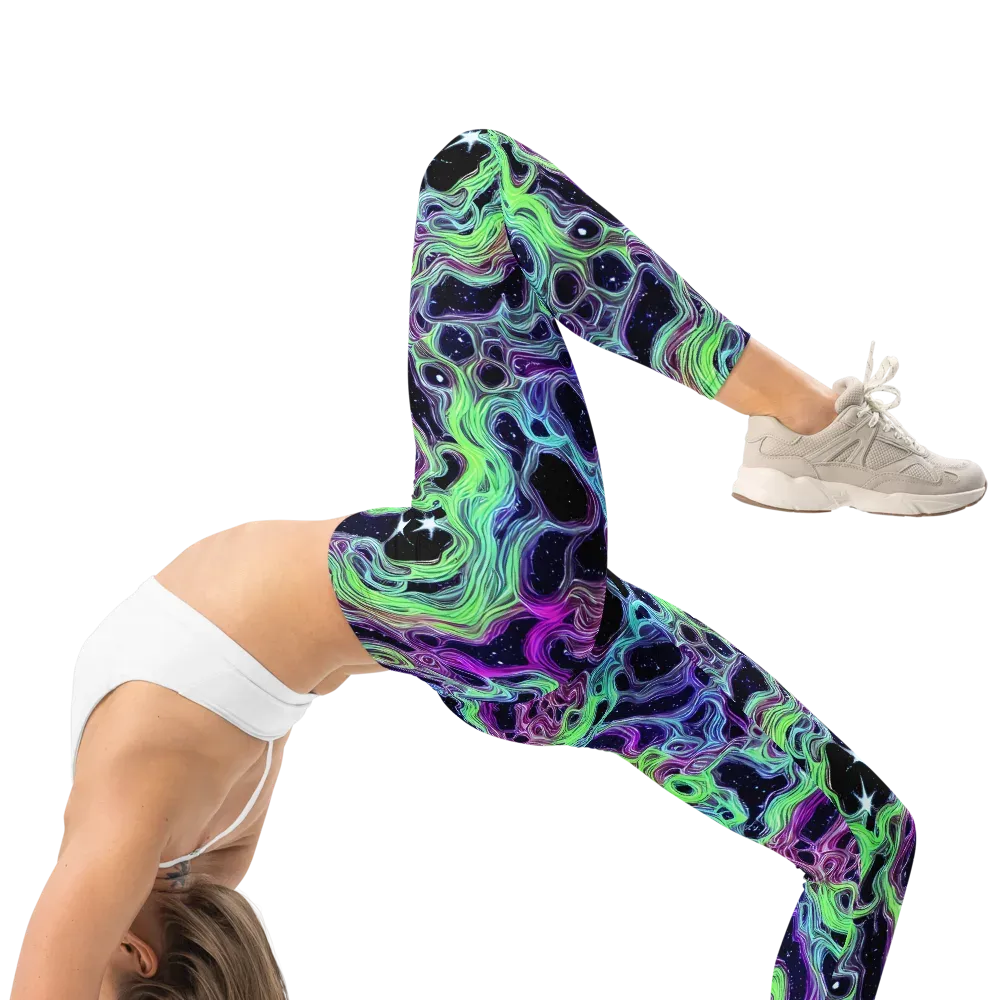 Celestial Molten on Leggings — Right