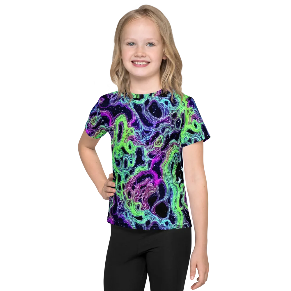 Celestial Molten on Kids Crew Neck T-Shirt — Front
