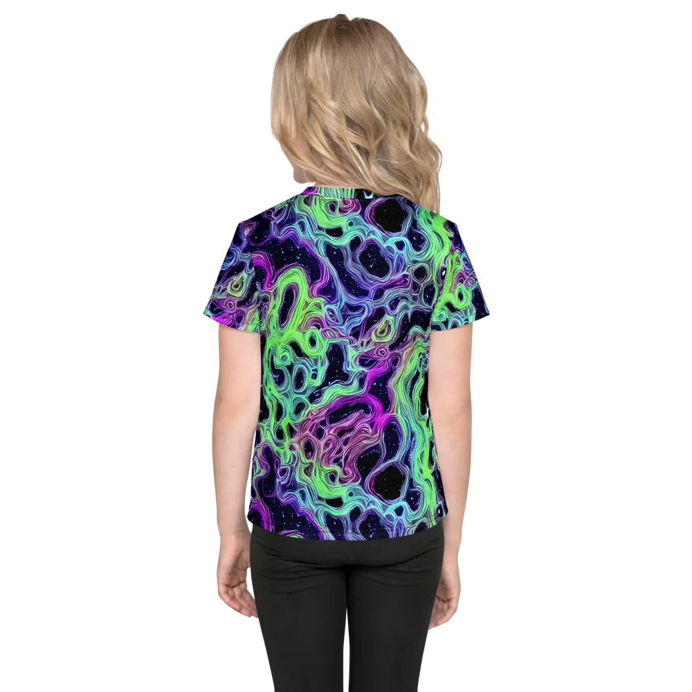 Celestial Molten on Kids Crew Neck T-Shirt — Back