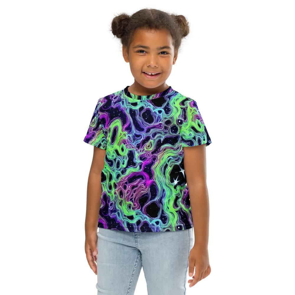 Celestial Molten on Kids Crew Neck T-Shirt — Front