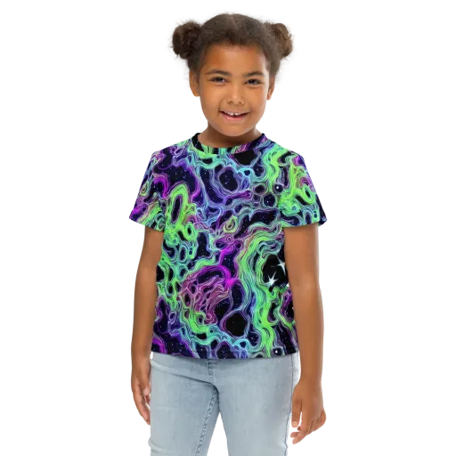 Celestial Molten on a Kids Crew Neck T-Shirt