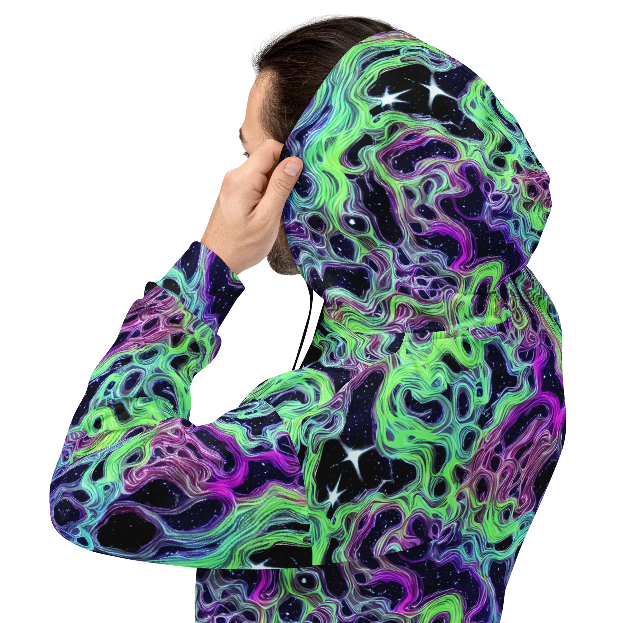 Celestial Molten on Hoodie — Back