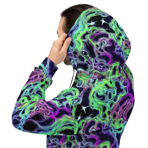 Celestial Molten on a Hoodie