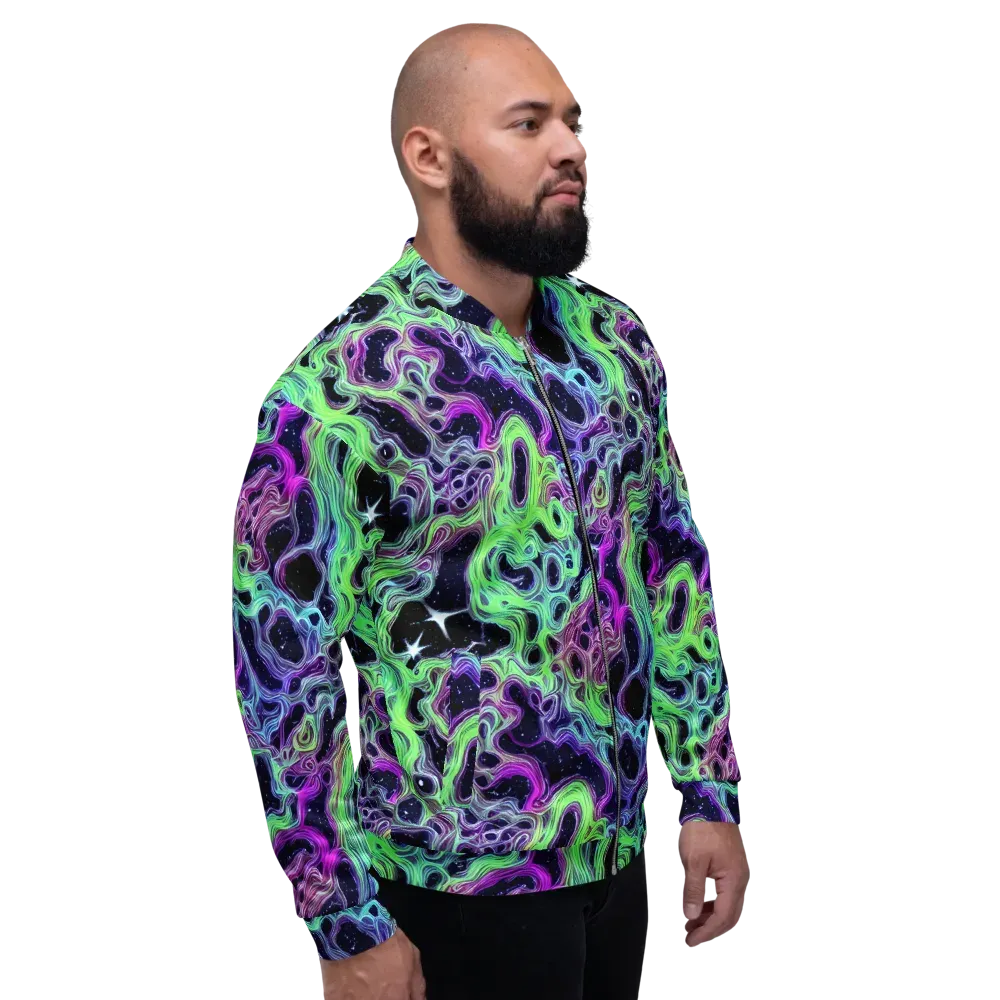 Celestial Molten on Bomber Jacket — Right