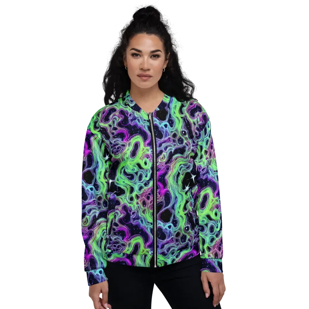 Celestial Molten on Bomber Jacket — Front