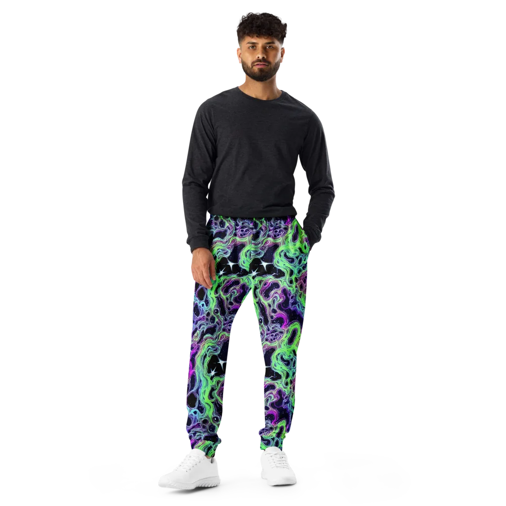 Celestial Molten on Men's Joggers — Front