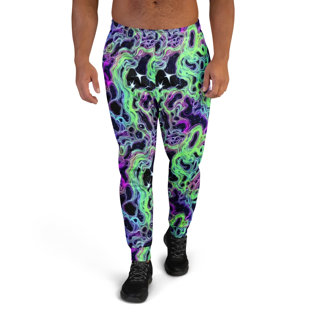 Celestial Molten on Men's Joggers — Front