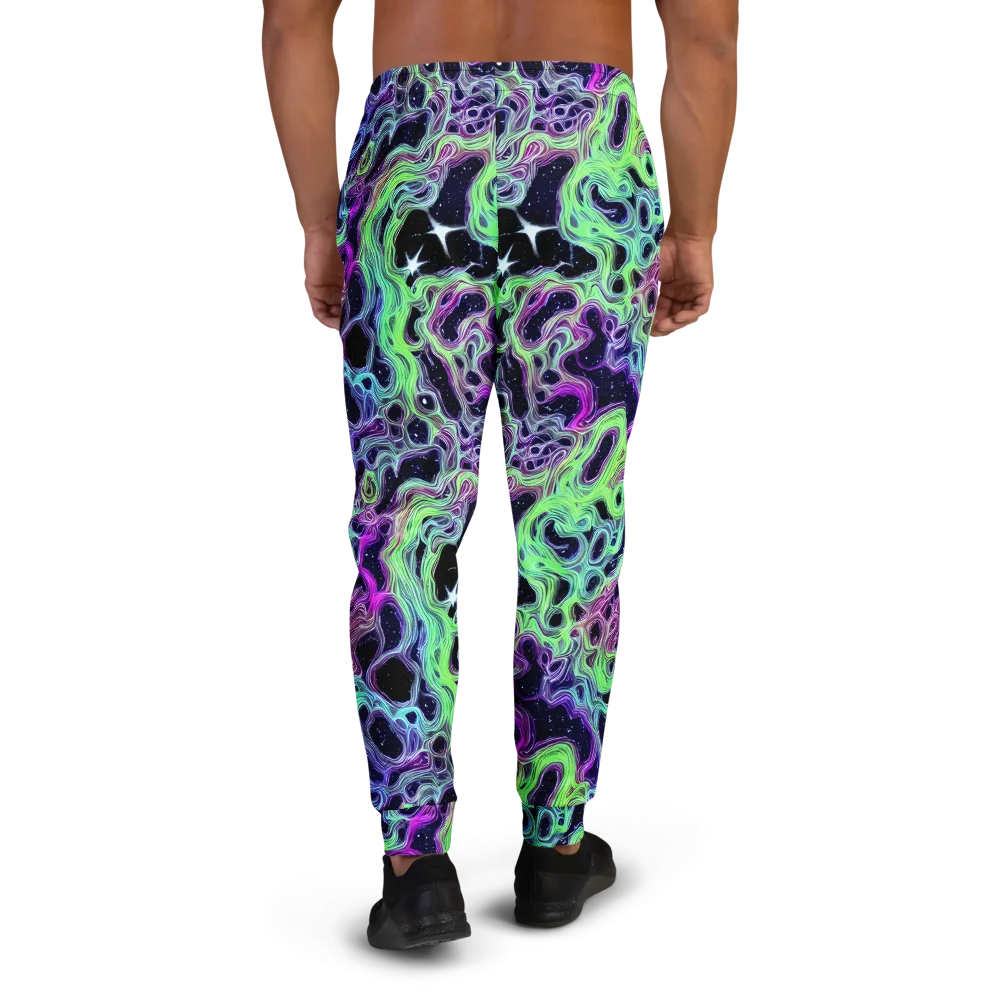Celestial Molten on Men's Joggers — Back