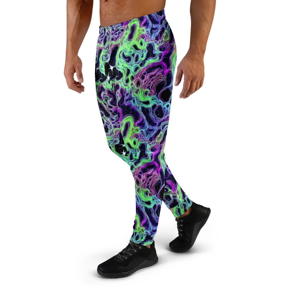 Celestial Molten on Men's Joggers — Left