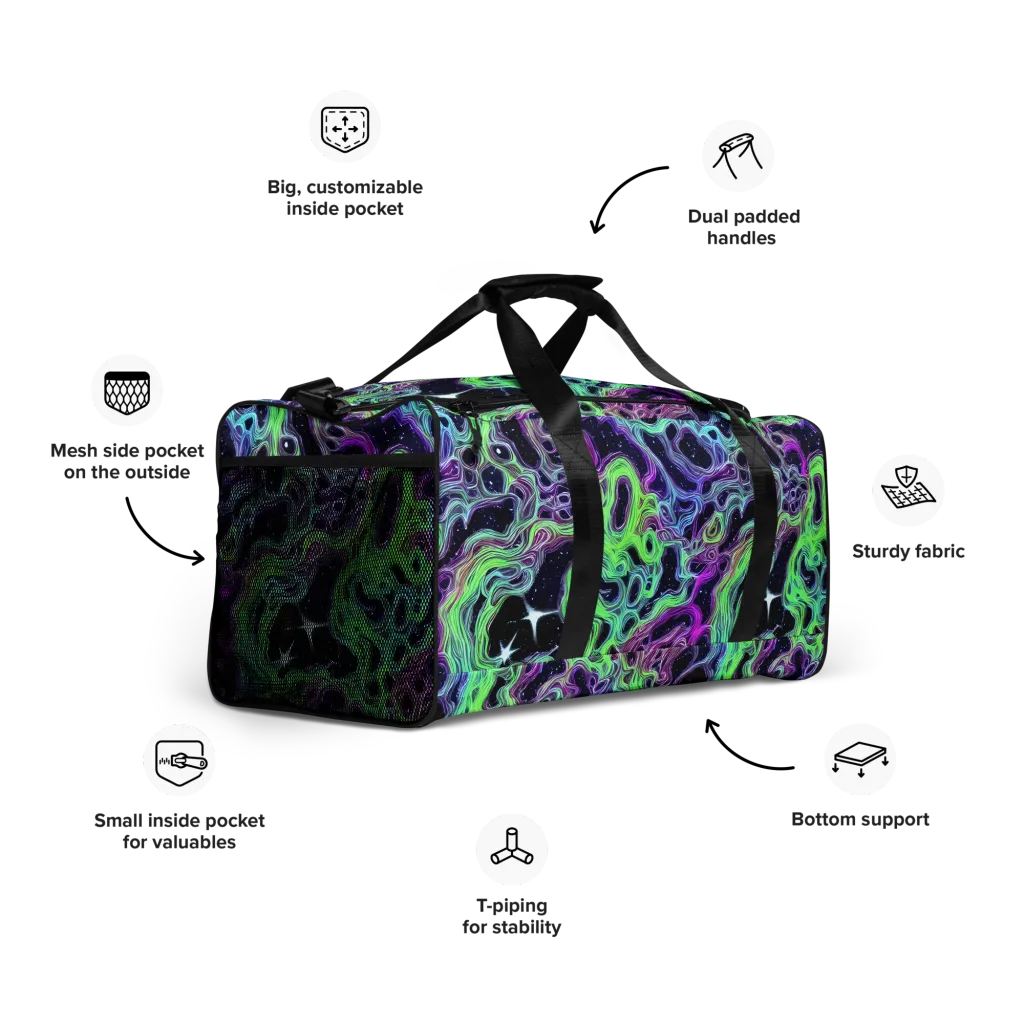 Celestial Molten on Duffle Bag — Right Front