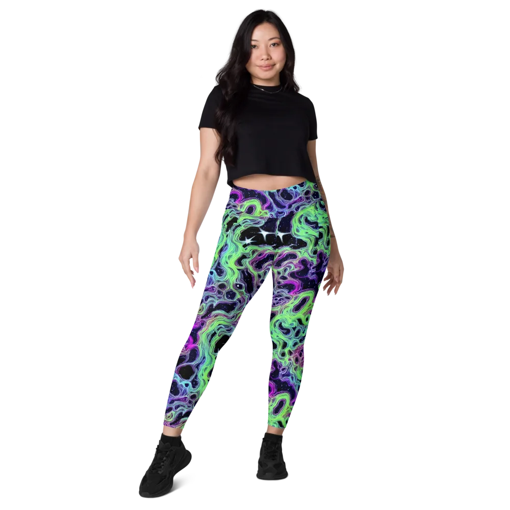 Celestial Molten on Leggings with Pockets — Front