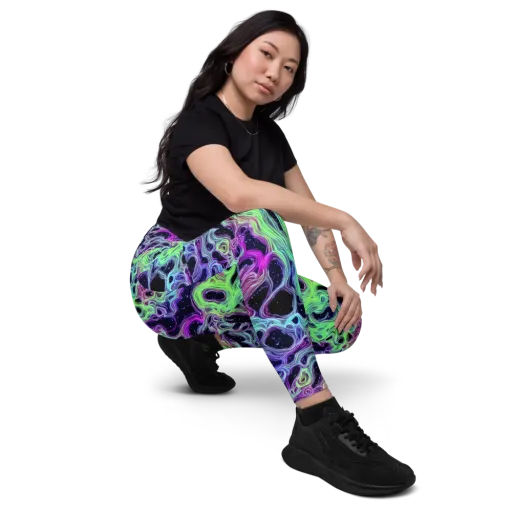 Celestial Molten on a Leggings with Pockets