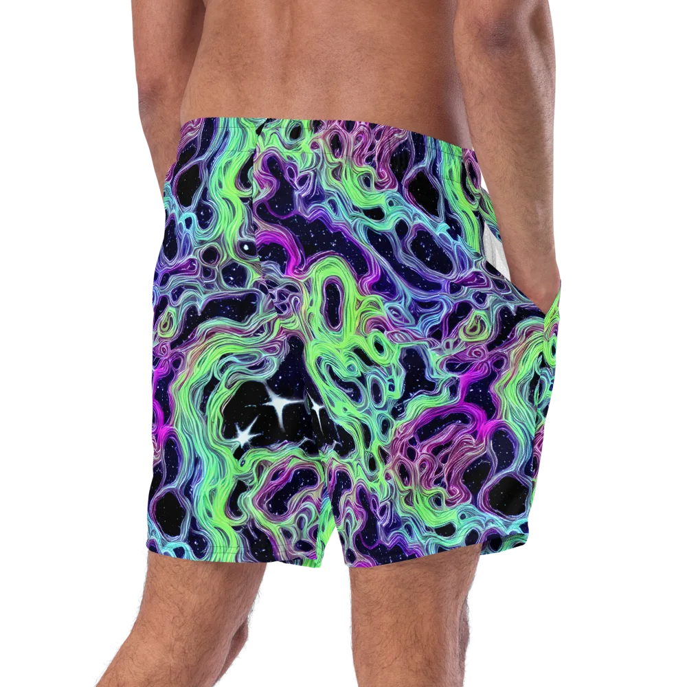 Celestial Molten on Swim Trunks — Right Back
